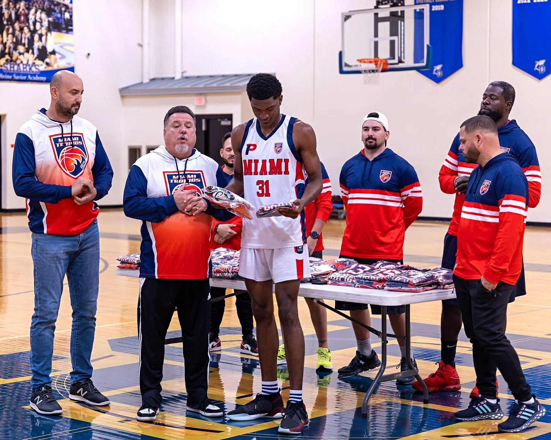 Kaleb with the Miami Tropics